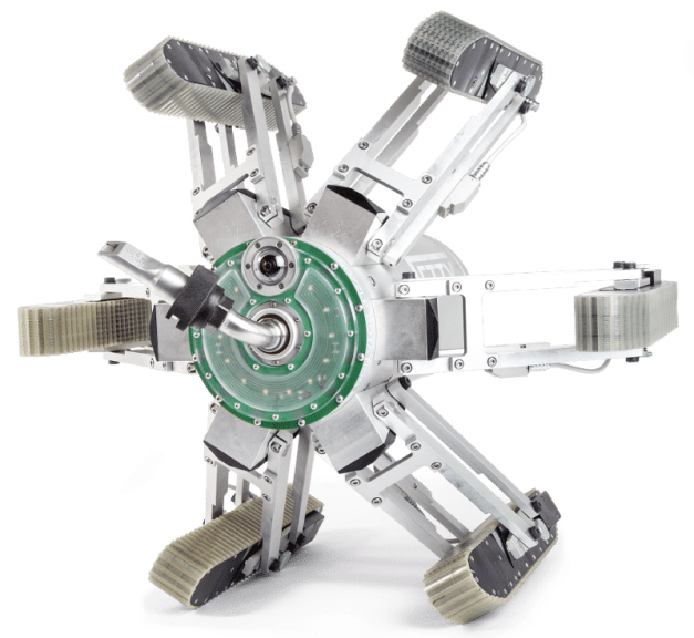Robot multifuncional Jetty Robot para inspección y limpieza de ductos